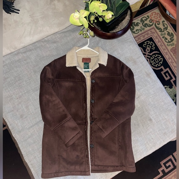 Ralph Lauren Suede/Sherling Jacket - Picture 5 of 5